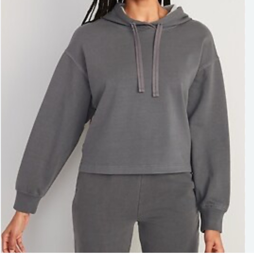 Old Navy Fleece Lined Cropped Hoodie, size S